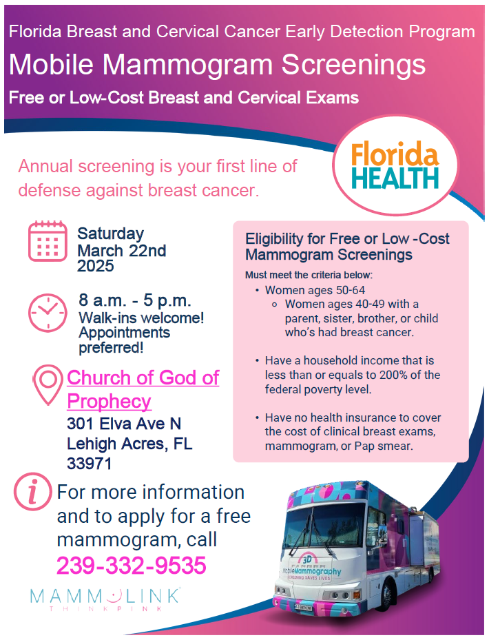 Mobile Mammogram Screening ENG