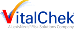 VitalCheck using red, yellow and blue colors