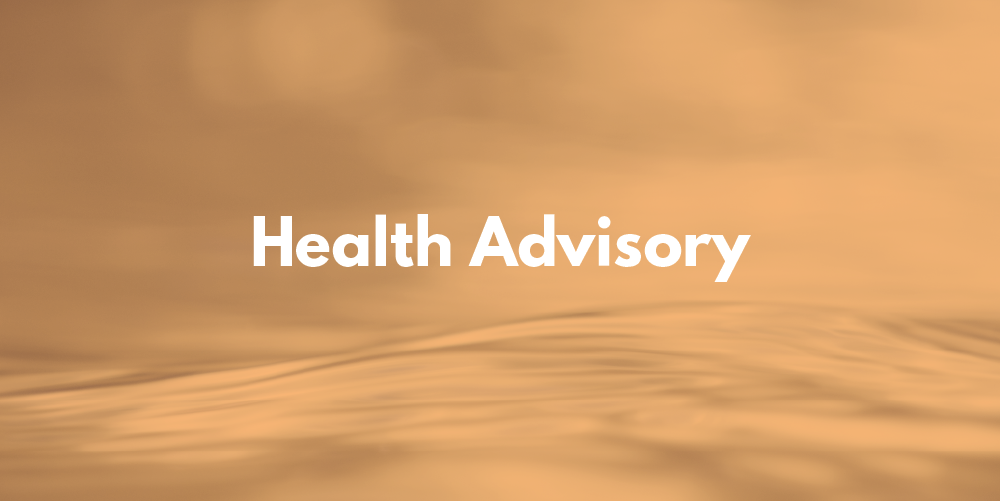 Graphic Indicating Health Advisory