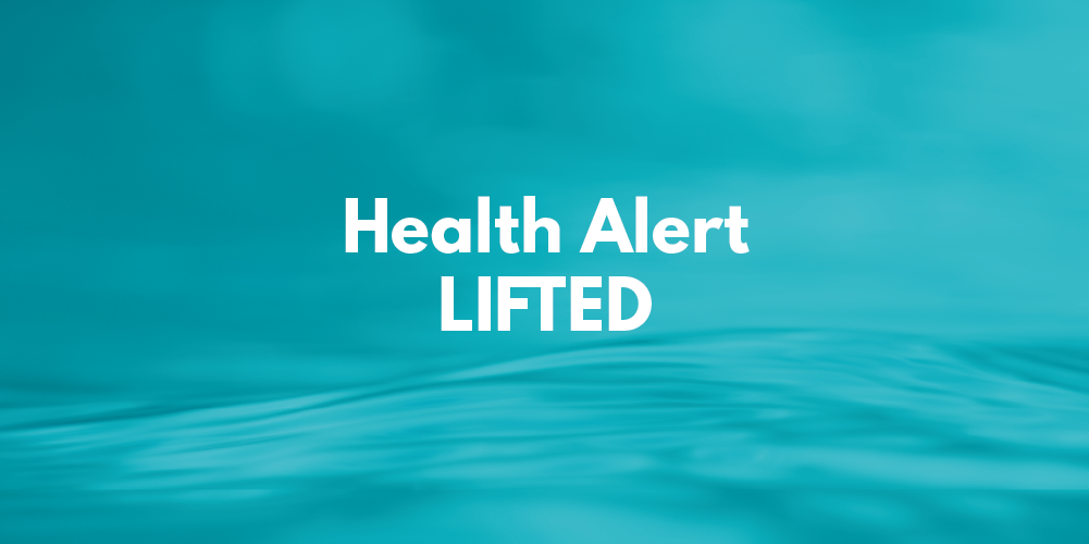 Graphic Indicating Health Alert Lifted