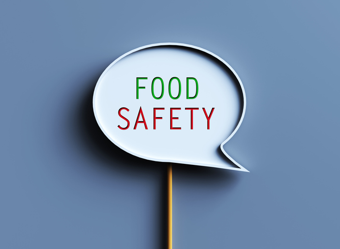 Illustration reading Food Safety